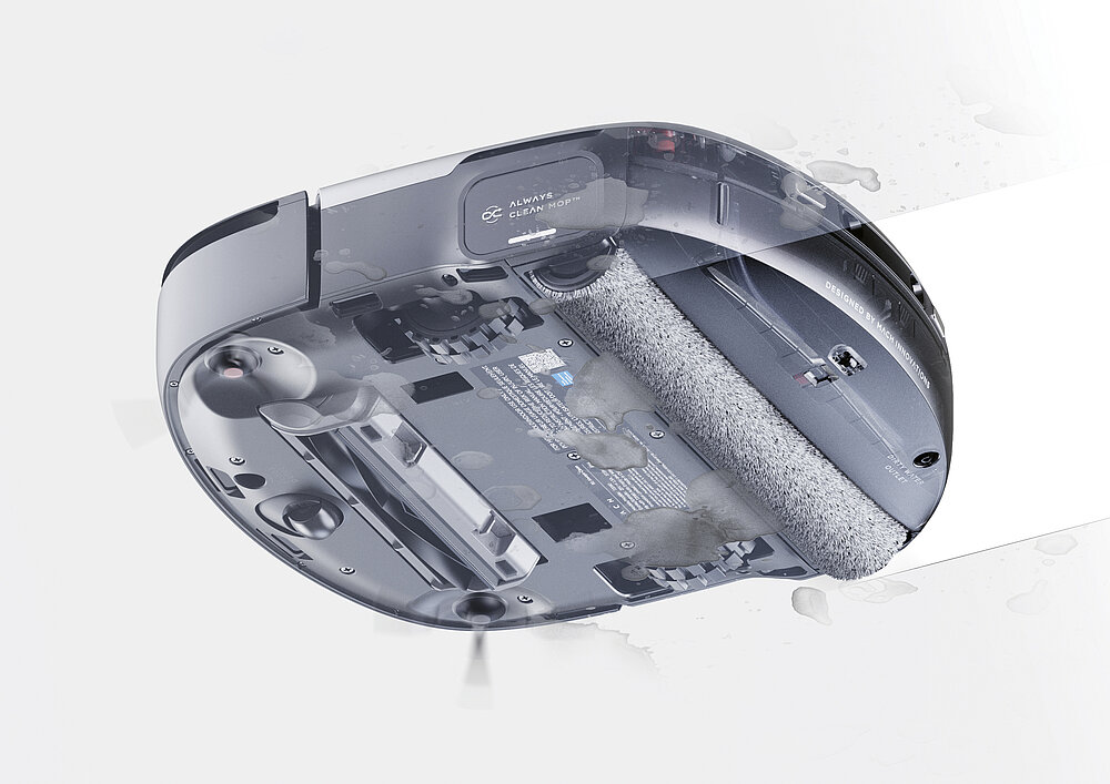 2024 Red Dot Product Design Award，Industrial Design and Robotics，Robot vacuum cleaner and mop，