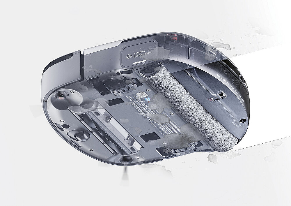 2024 Red Dot Product Design Award，Industrial Design and Robotics，Robot vacuum cleaner and mop，