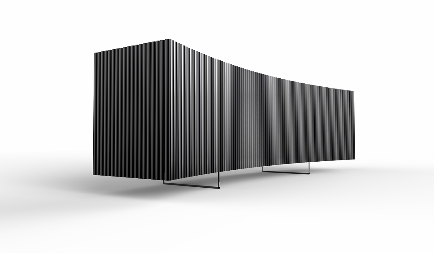 BOW SIDEBOARD，cabinet，clothes closet，furniture design ，Bow，