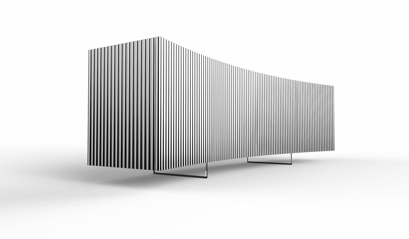 BOW SIDEBOARD，cabinet，clothes closet，furniture design ，Bow，