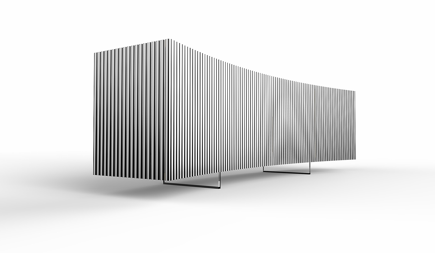 BOW SIDEBOARD，cabinet，clothes closet，furniture design ，Bow，