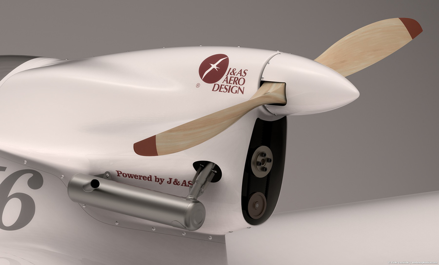 keyshot，3ds Max，vray，Render，Glider，Touring Motor，J6 Frigate，cgi，aircraft，