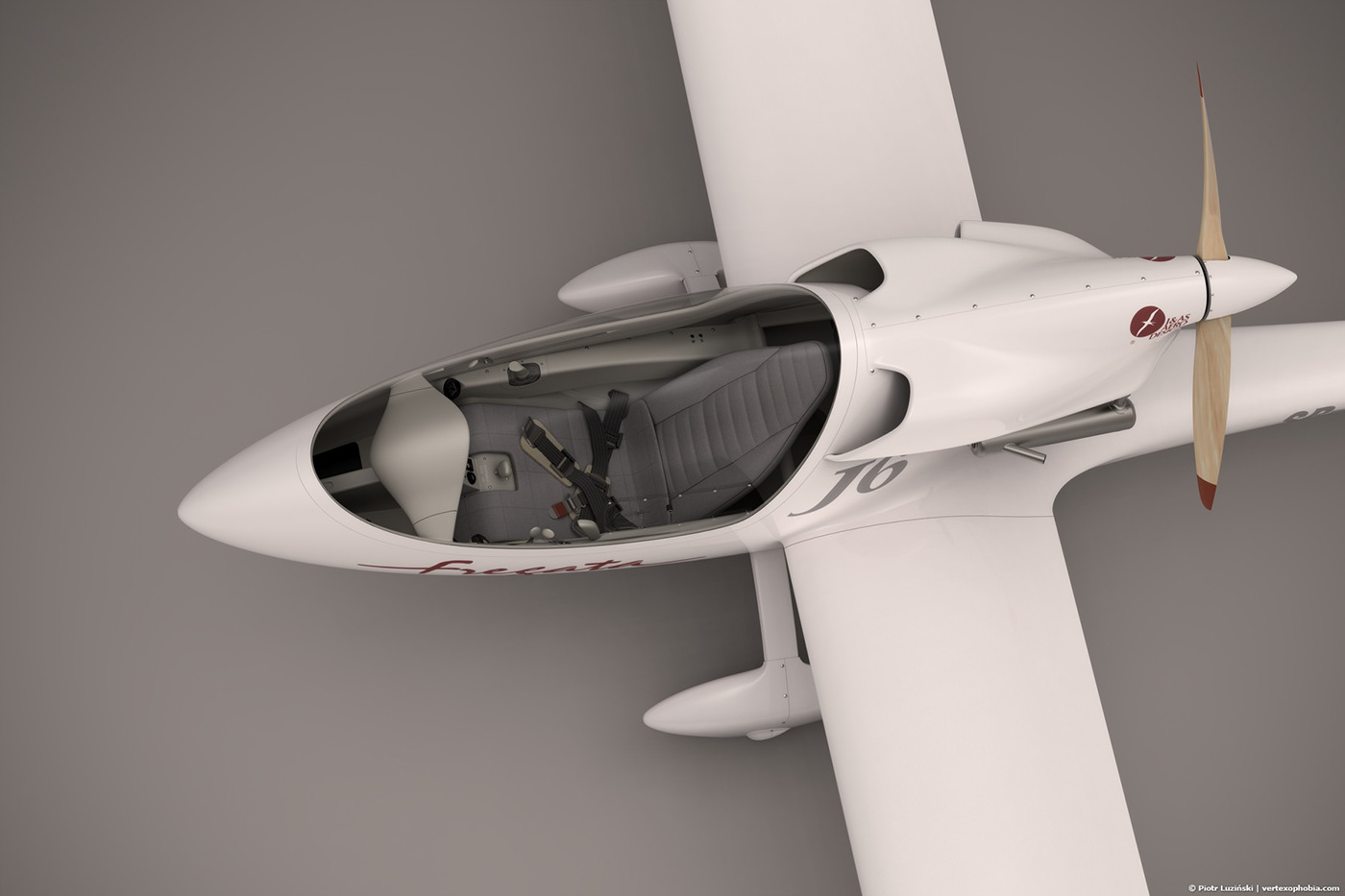 keyshot，3ds Max，vray，Render，Glider，Touring Motor，J6 Frigate，cgi，aircraft，