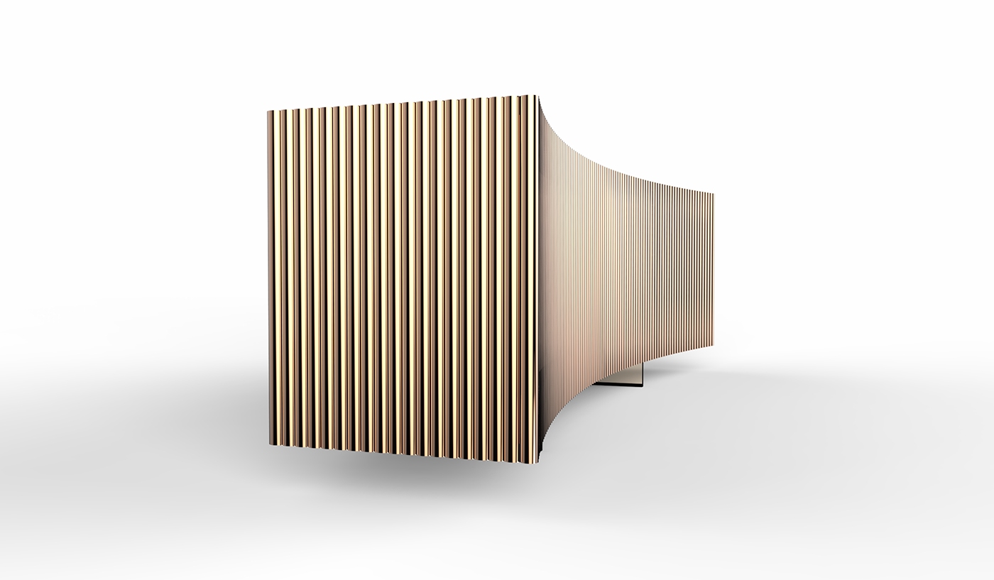 BOW SIDEBOARD，cabinet，clothes closet，furniture design ，Bow，