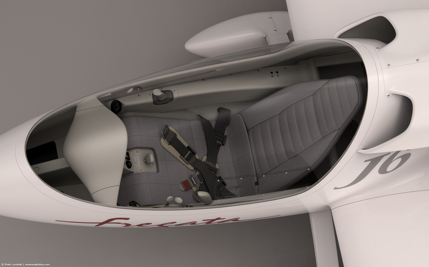 keyshot，3ds Max，vray，Render，Glider，Touring Motor，J6 Frigate，cgi，aircraft，