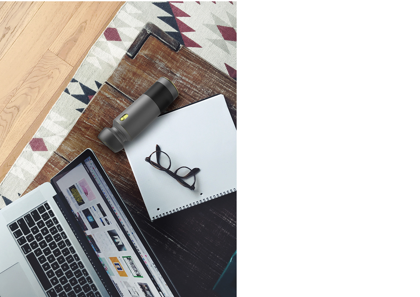 Onp，Duo Flashlight，Flashlight，Portable，Atmosphere lamp，