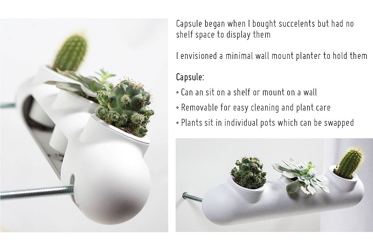 Capsule，Wall Planter，Home furnishings，Succulent plants，Wall hanging capsule，