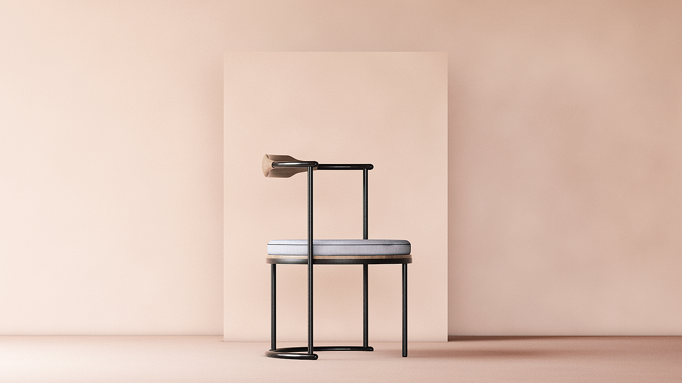 Retro Stool，chair，furniture design ，stool，Retro，