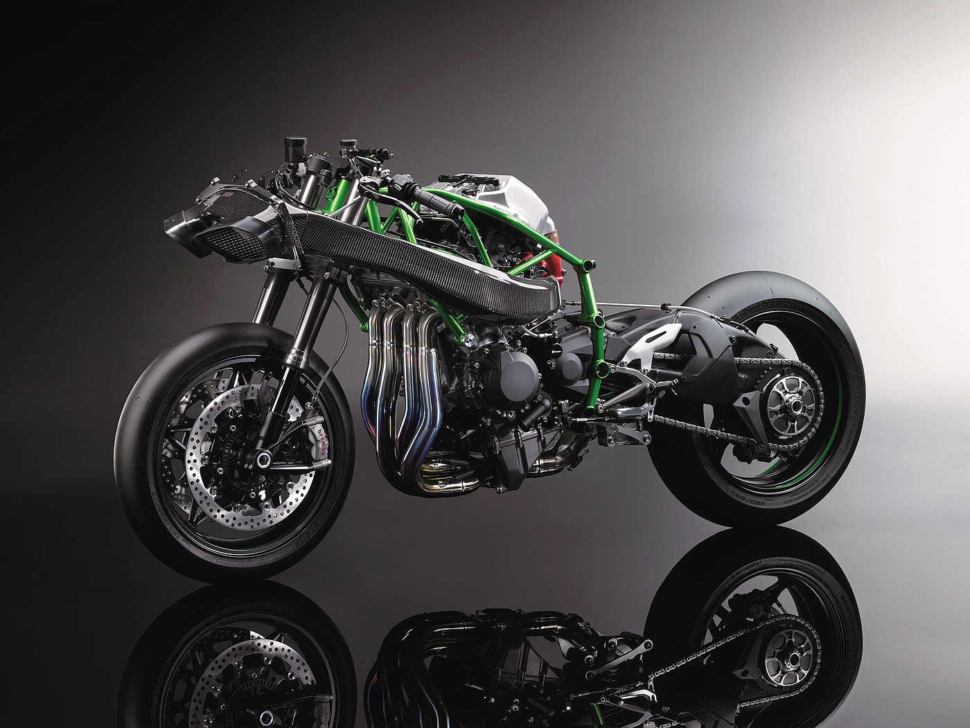 motorcycle，410 per hour，Kawasaki H2R，