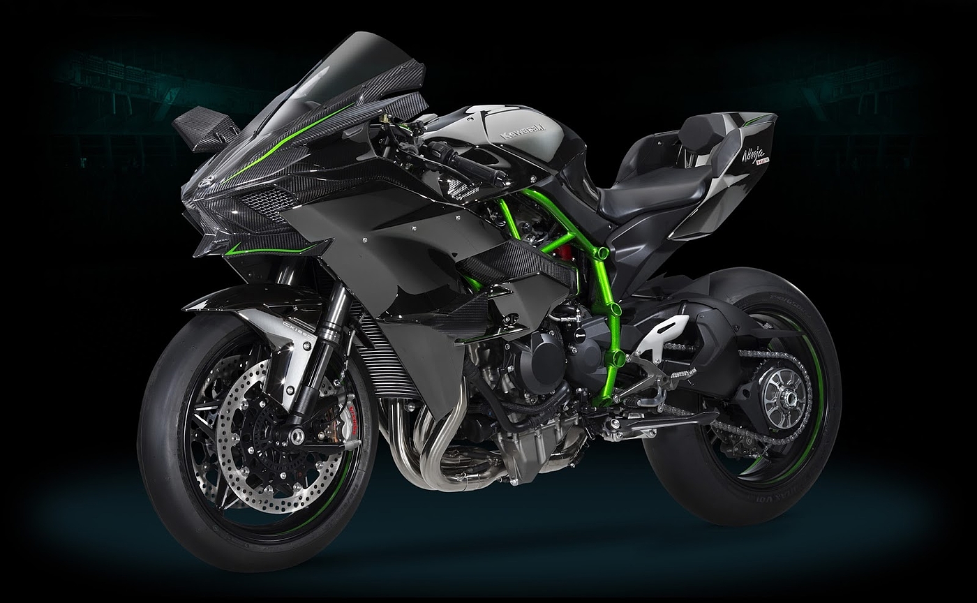 motorcycle，410 per hour，Kawasaki H2R，