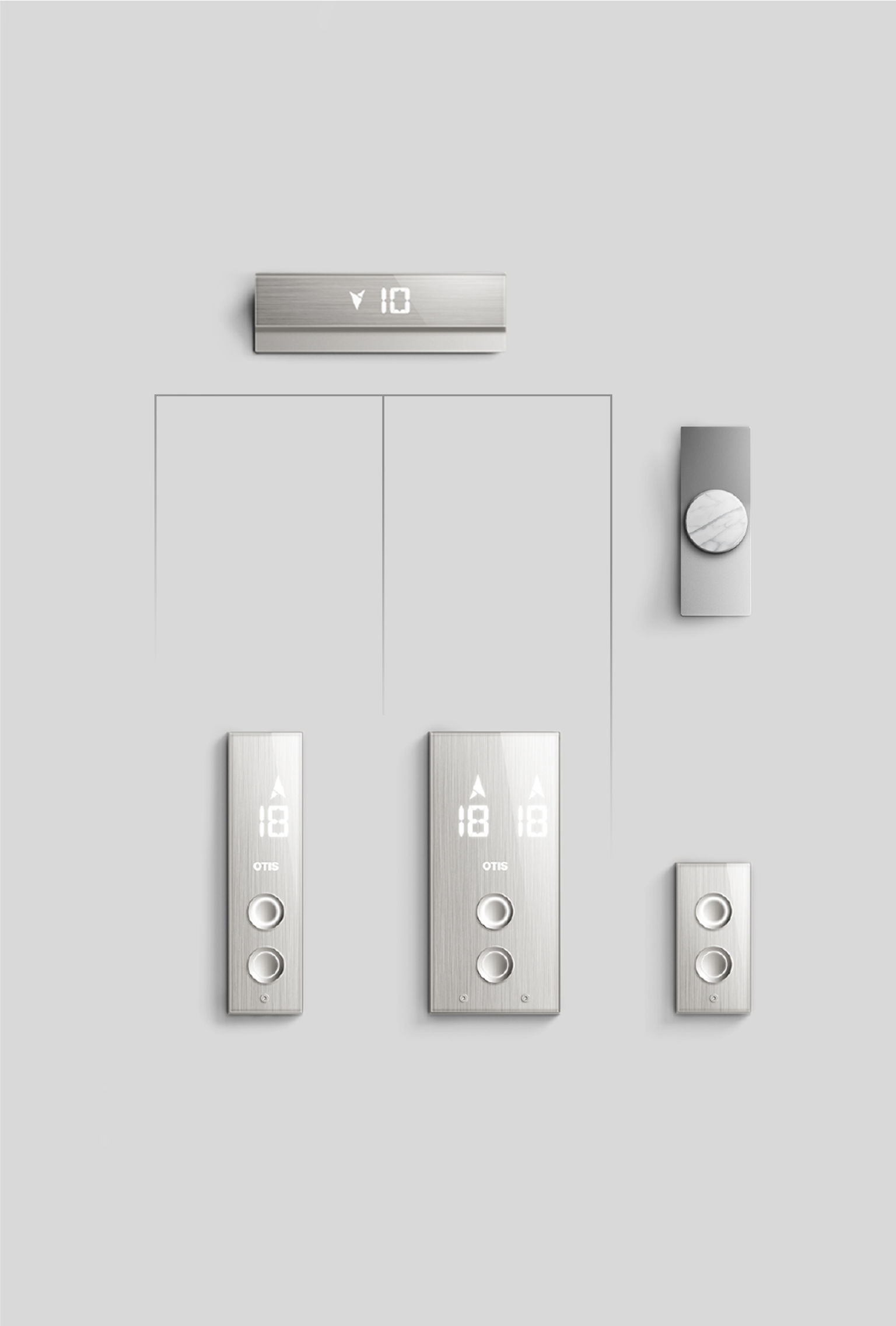 Elevator panel，Otis，IF Winning Case，GERMANY IF WINNING WORKS，Elevator.，