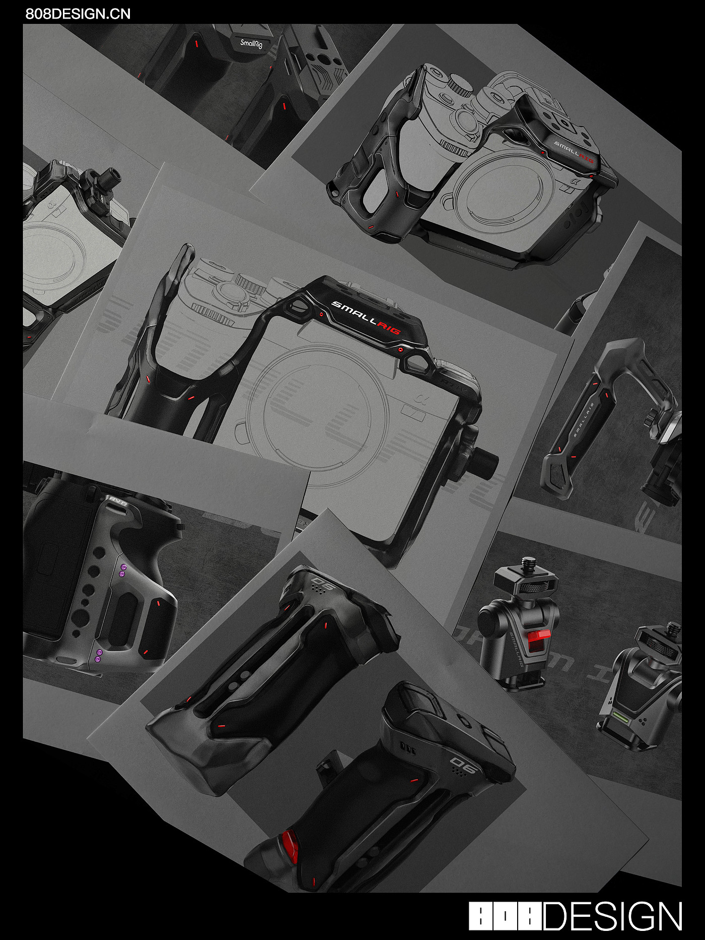 Bionics Design ，Rabbit Cage Camera，SONY SONY，Hand drawn products，Mecha design，EDC equipment，