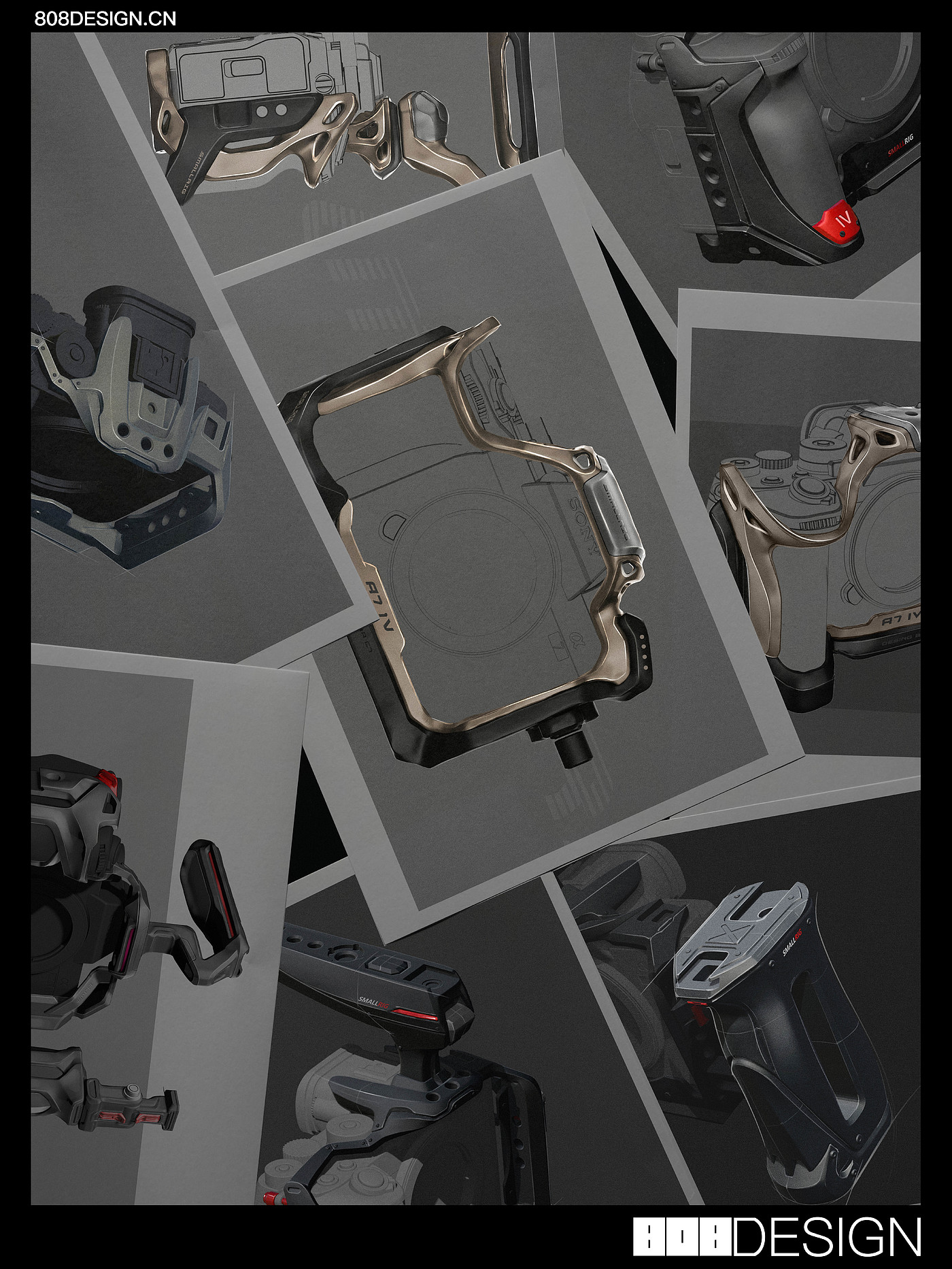 Bionics Design ，Rabbit Cage Camera，SONY SONY，Hand drawn products，Mecha design，EDC equipment，