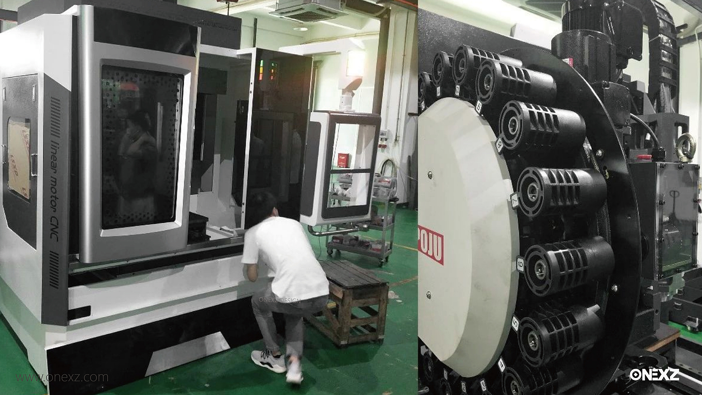 mechanical equipment，industrial design，Appearance design，machining center ，product design，