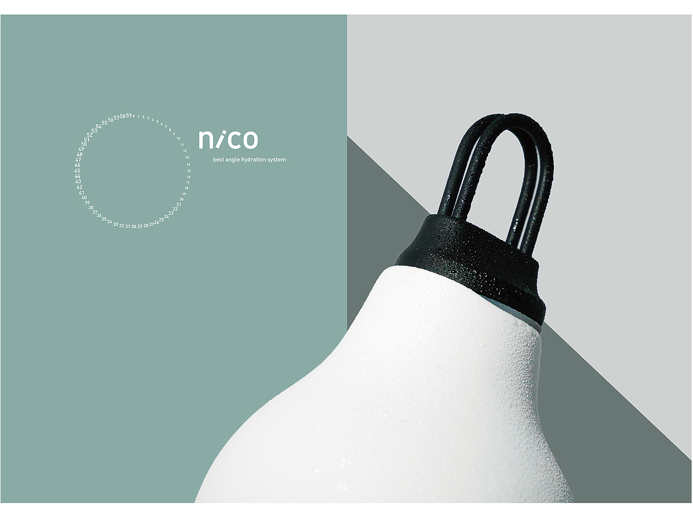 nico，Nico 25°，Water cup，Water bottle，bottle，Ergonomics，