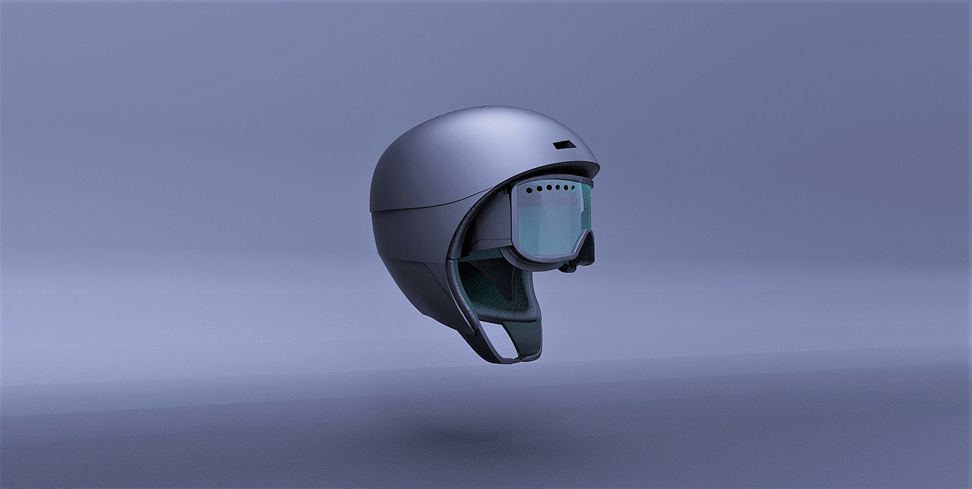 头盔，Polar  Helmet，塑胶材质，