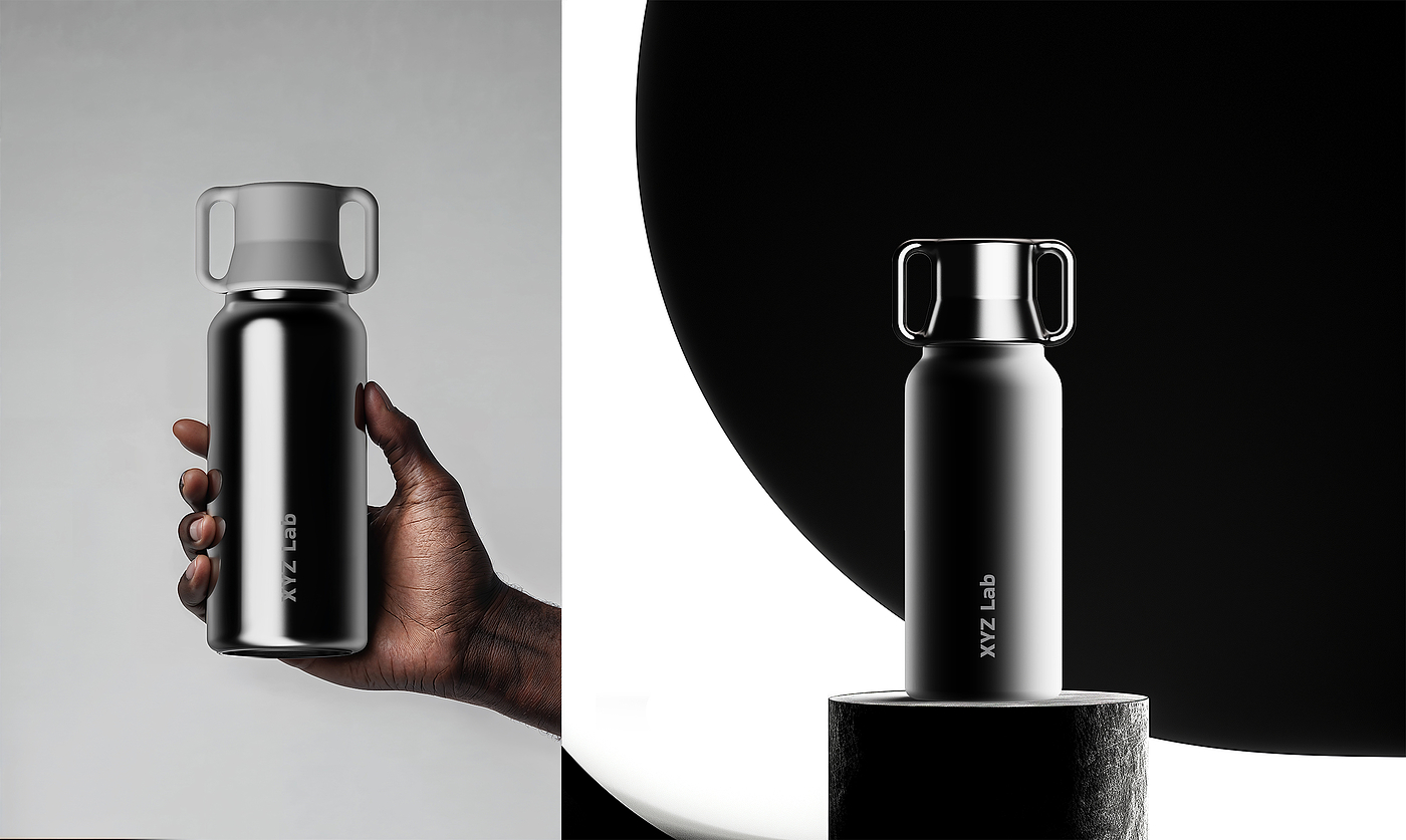 product design，artificial intelligence，outdoors，Design，originality，Water bottle，bottle，vacuum flask，