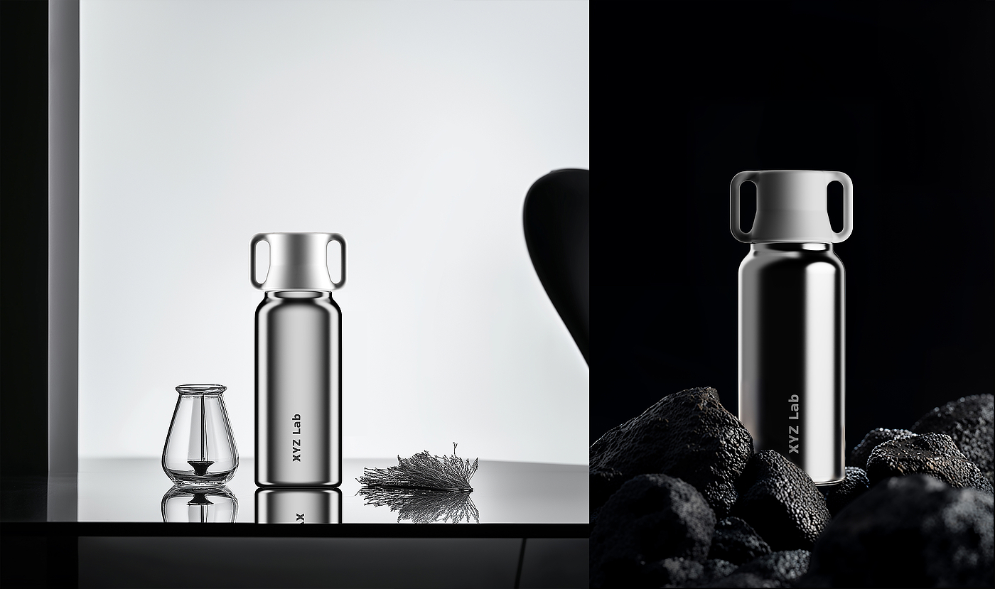 product design，artificial intelligence，outdoors，Design，originality，Water bottle，bottle，vacuum flask，