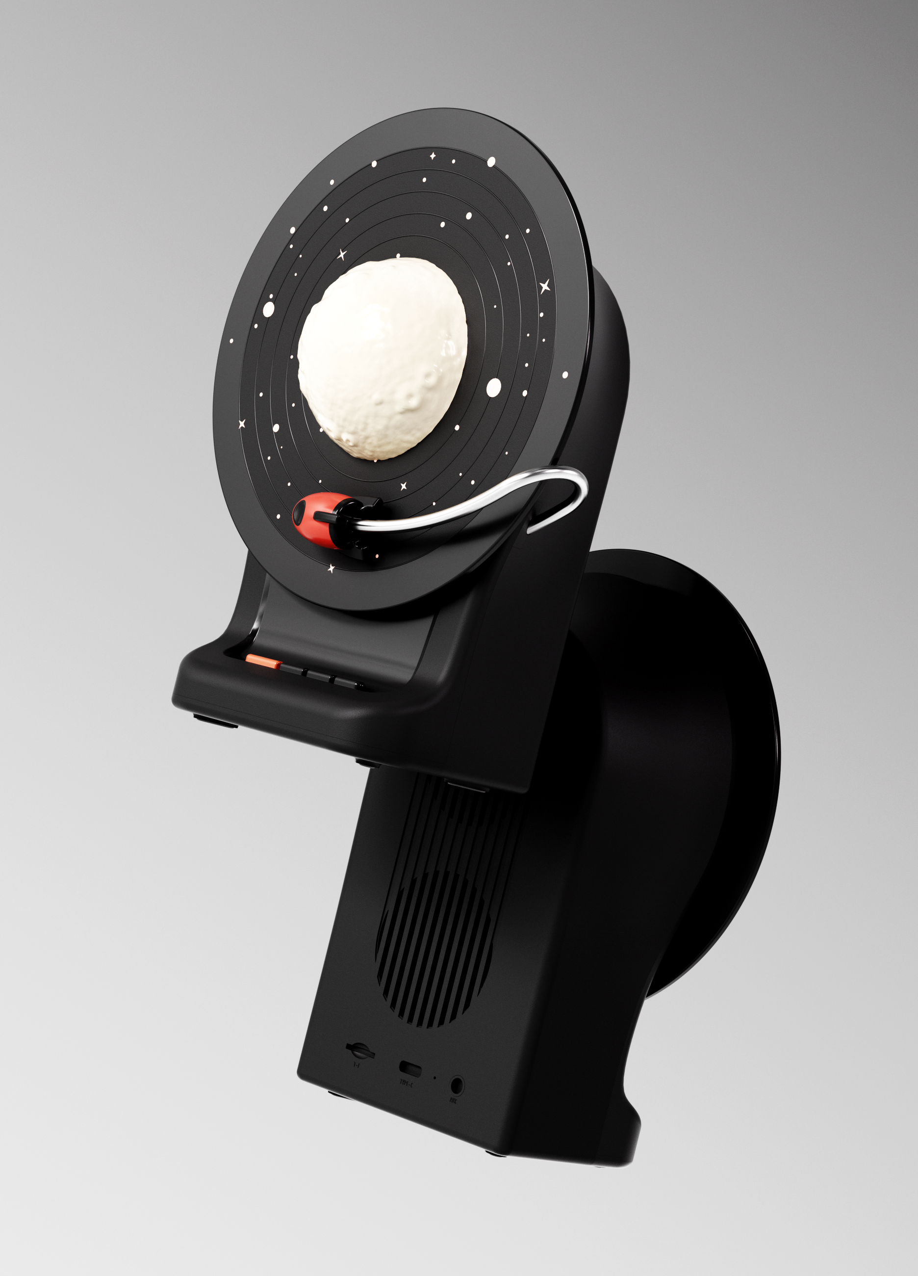 Bluetooth Speaker ，Black glue，originality，record，