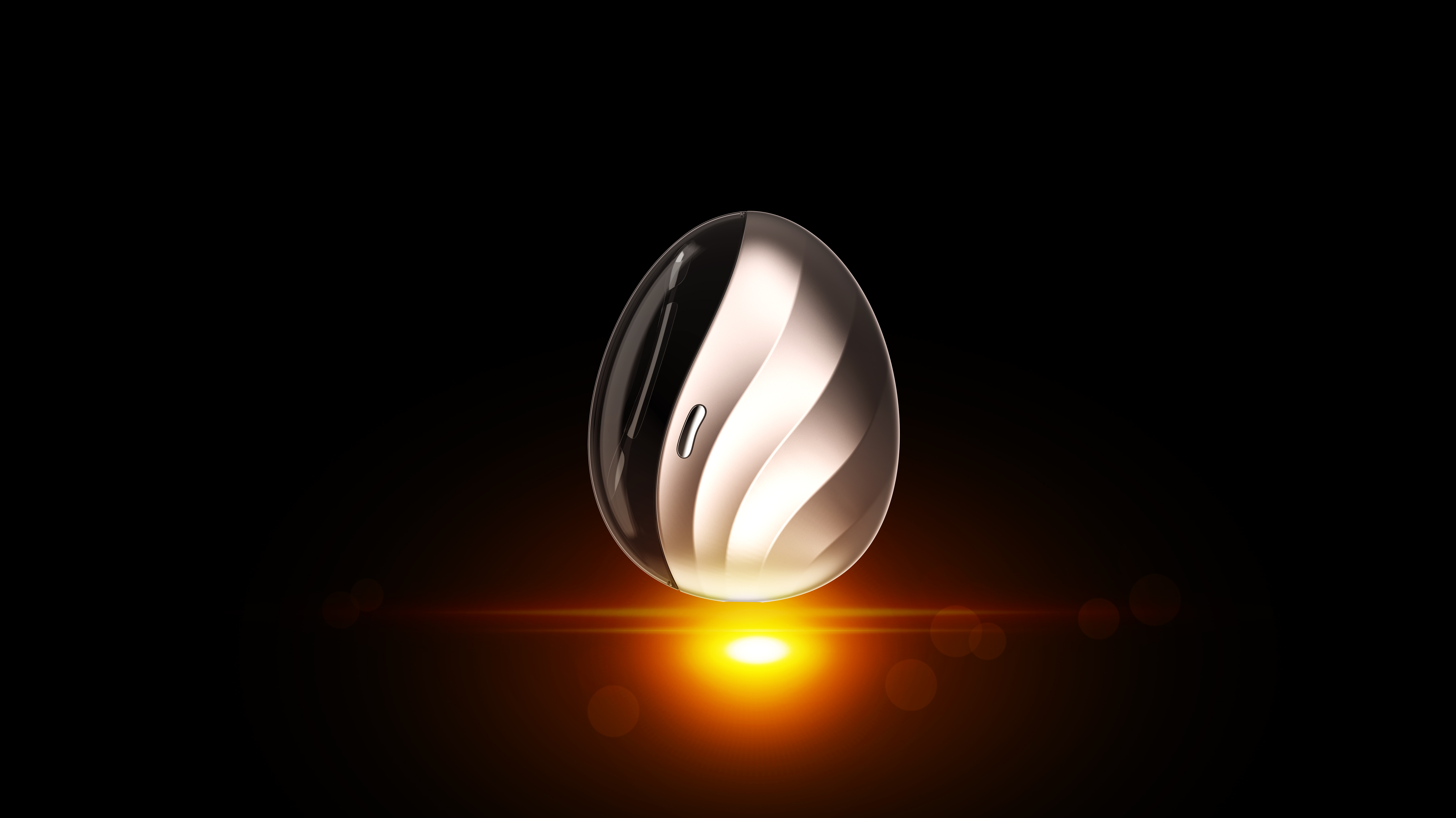 cosmetic instrument，Radio frequency beauty instrument，Portable，Ripple，Sense of science and technology，Metallic texture，