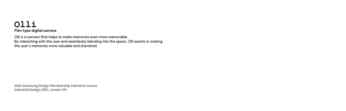 Olli，camera，film，product design，