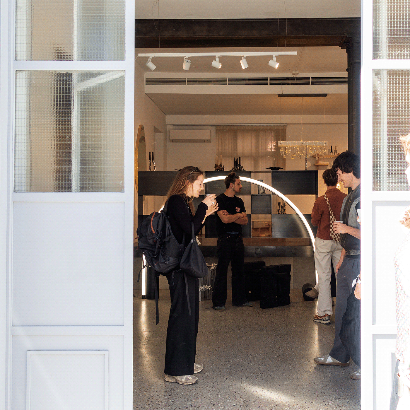 Floor light，porch arc lamp，