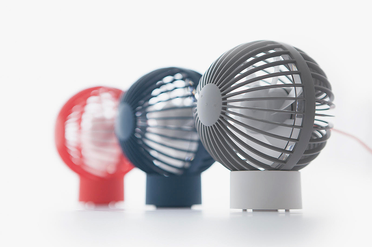 极简设计，USB Desk Fan，O-Fan，