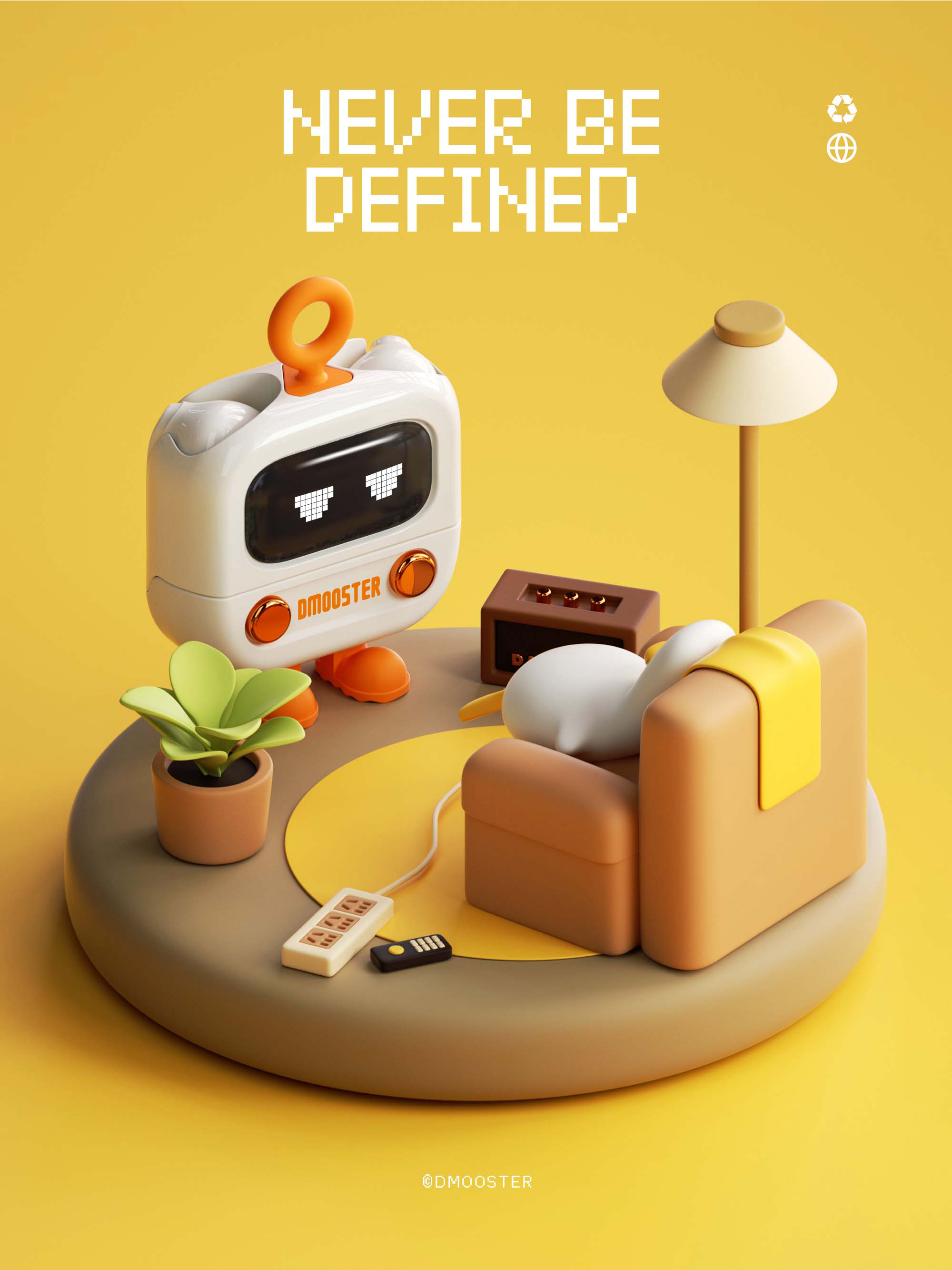 3C products，Big Monster，dmooster，Bluetooth headset，Tide card，headset，industrial design，Chaopin，