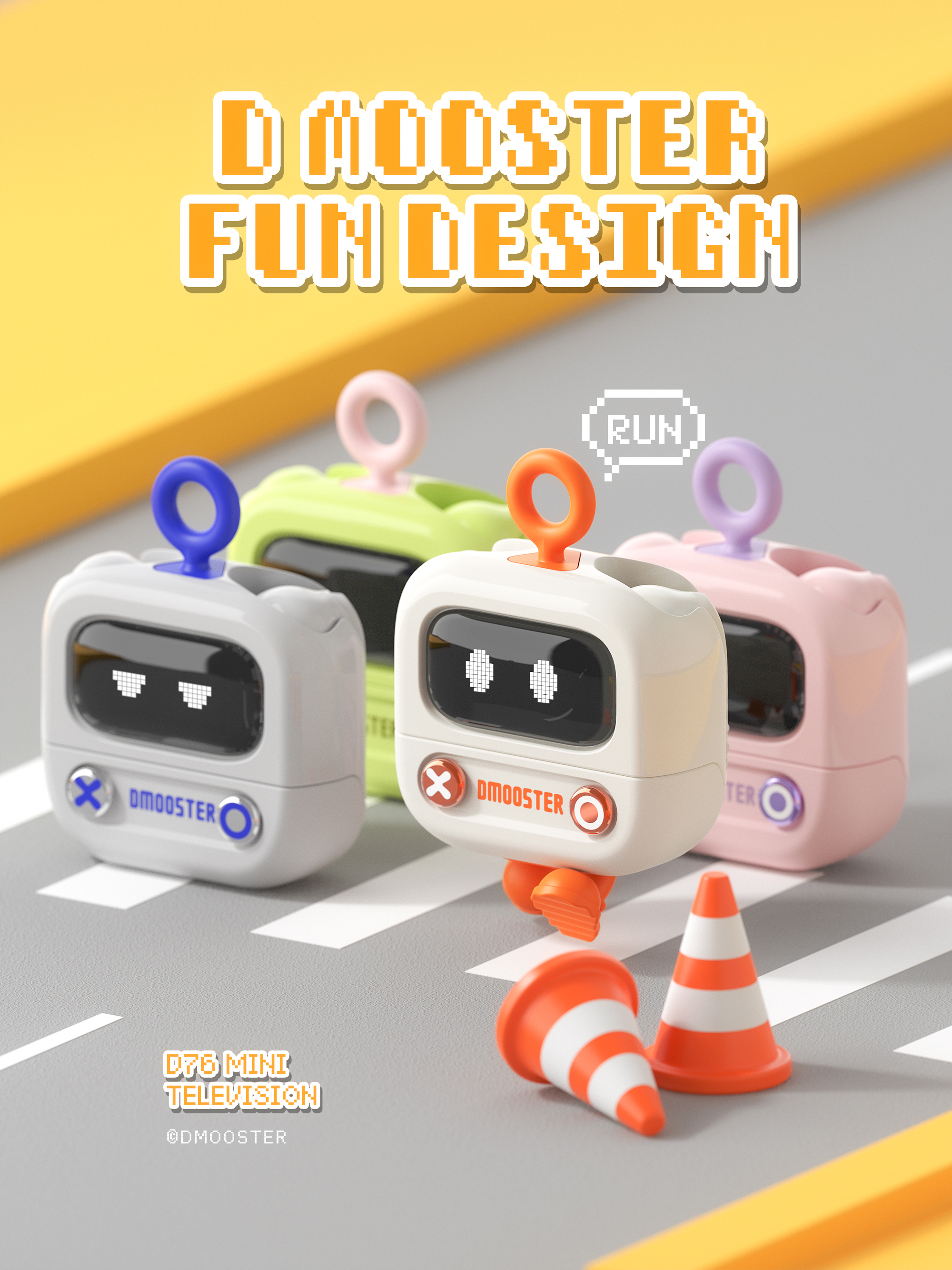 3C products，Big Monster，dmooster，Bluetooth headset，Tide card，headset，industrial design，Chaopin，