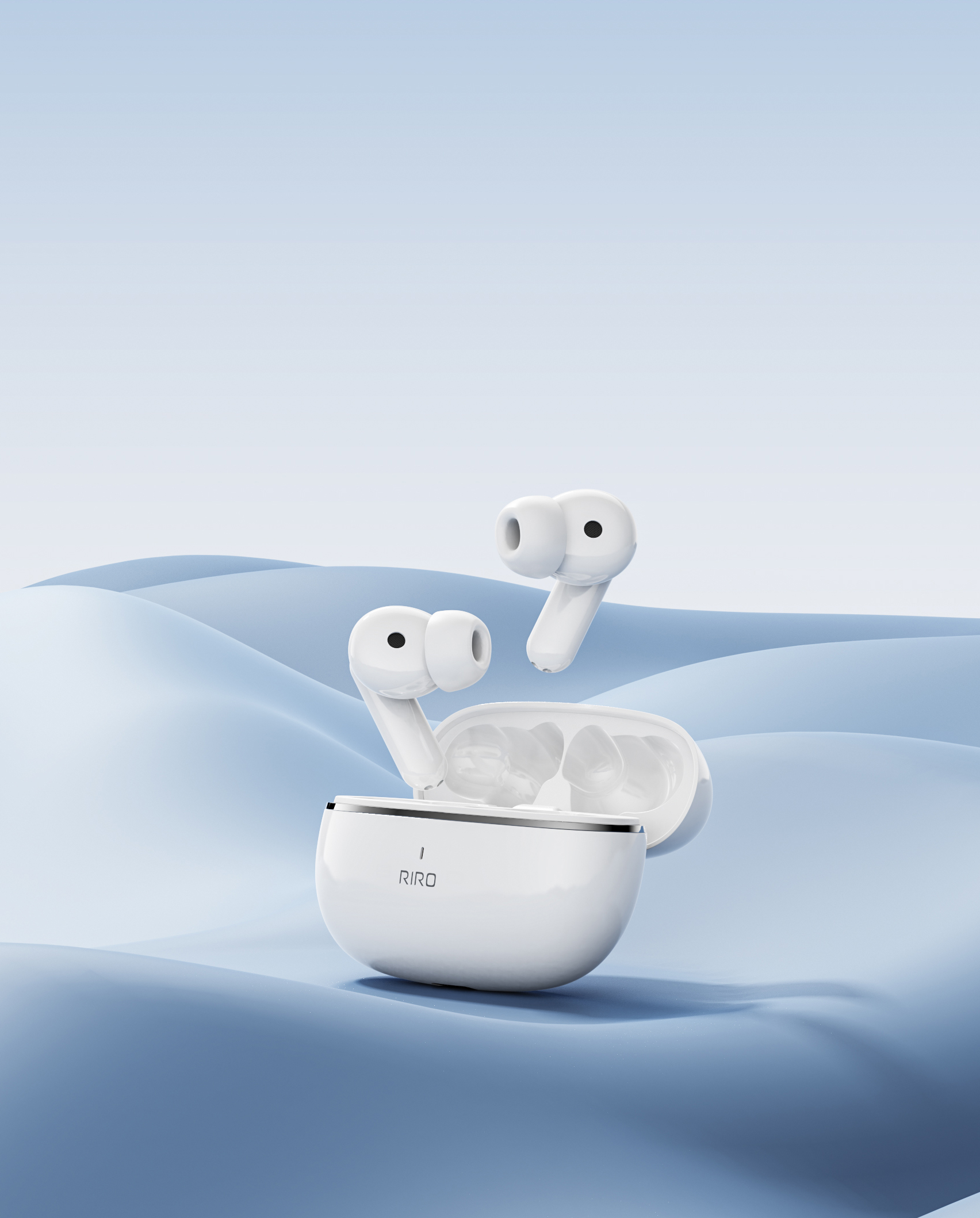 Original works，three-dimensional，product，electronic product，Bluetooth headset，Product rendering，headset，science and technology，