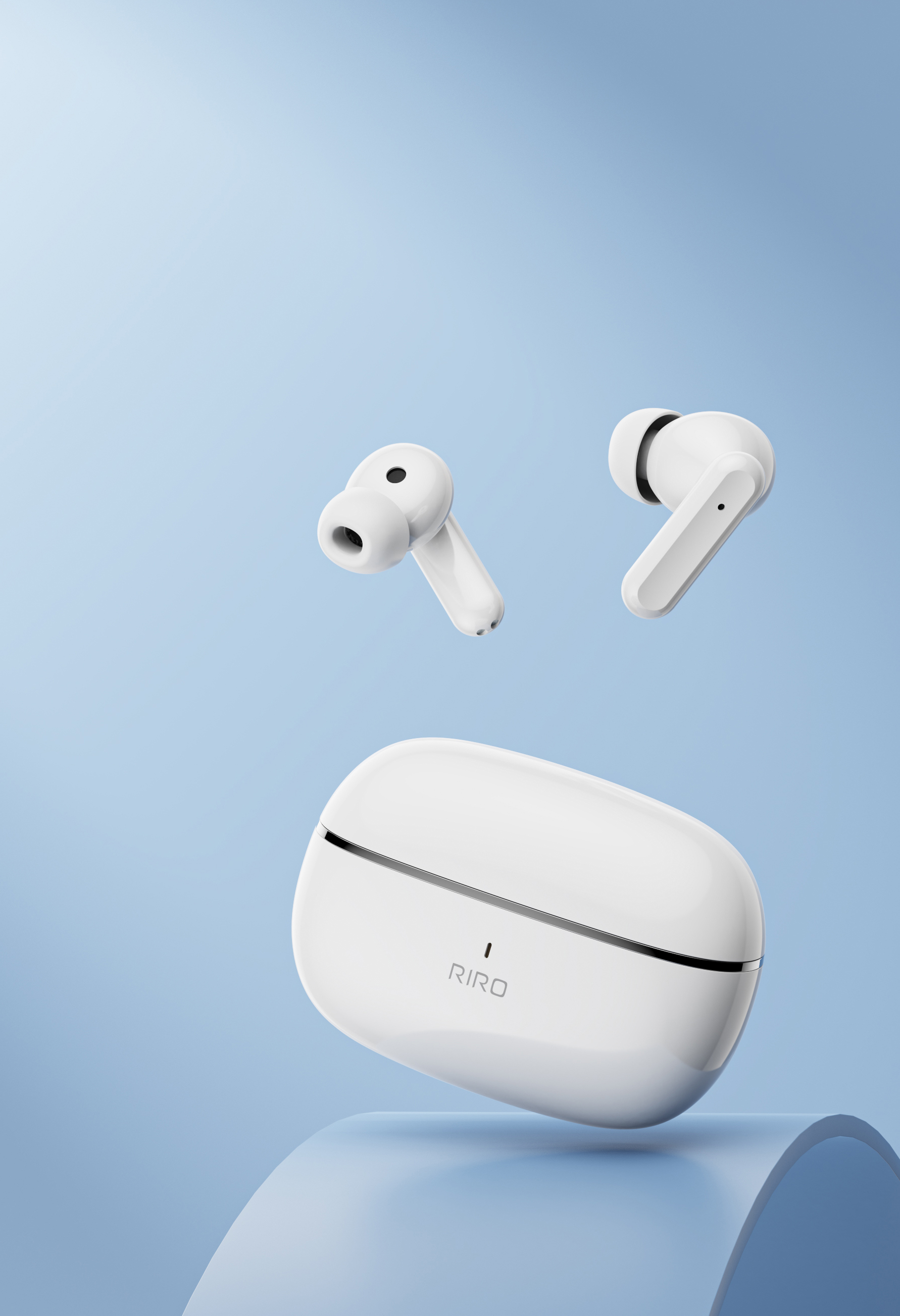 Original works，three-dimensional，product，electronic product，Bluetooth headset，Product rendering，headset，science and technology，