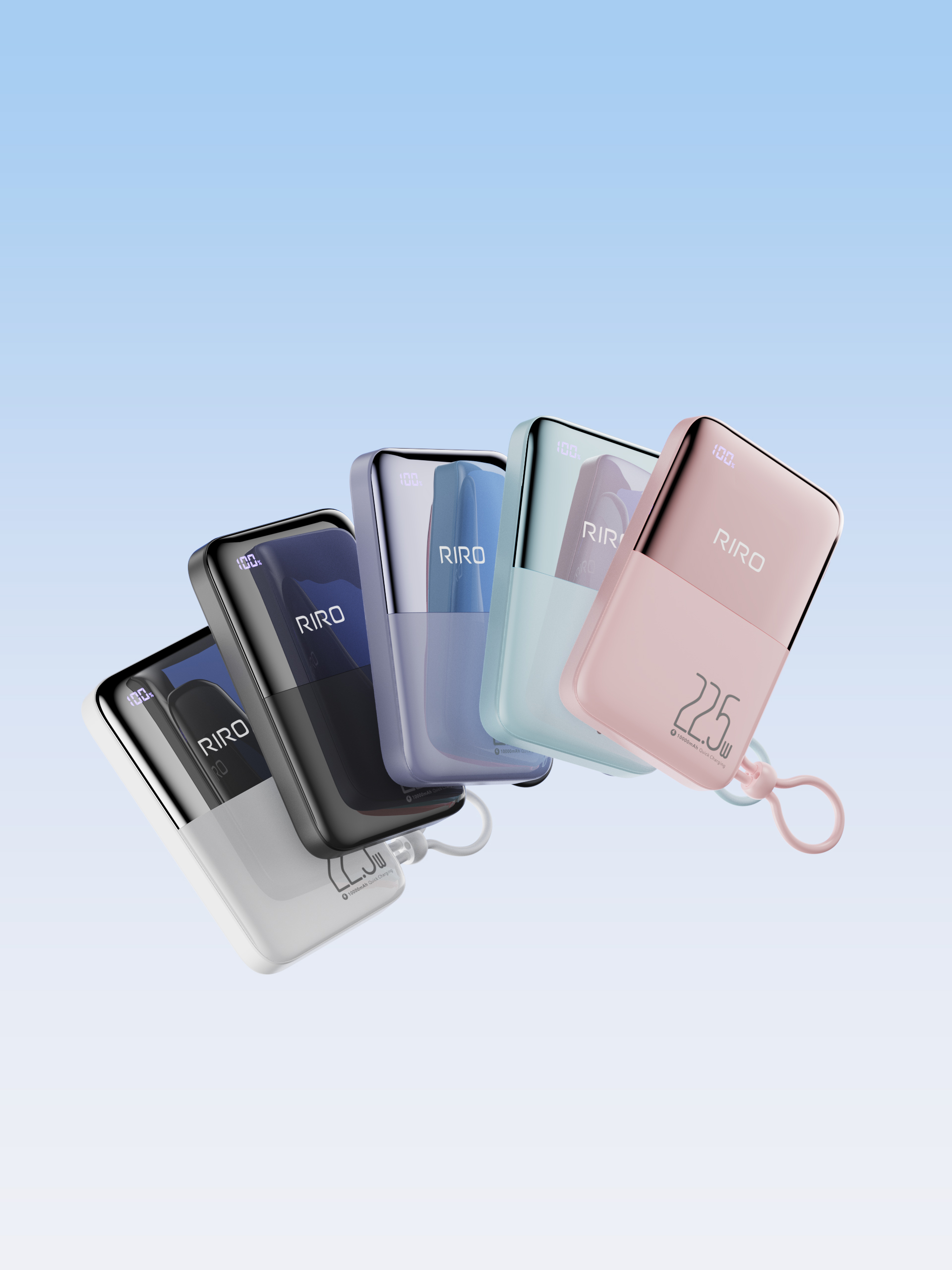 Original works，three-dimensional，electronic product，Bluetooth headset，portable battery，packing，Detail page，Product rendering，