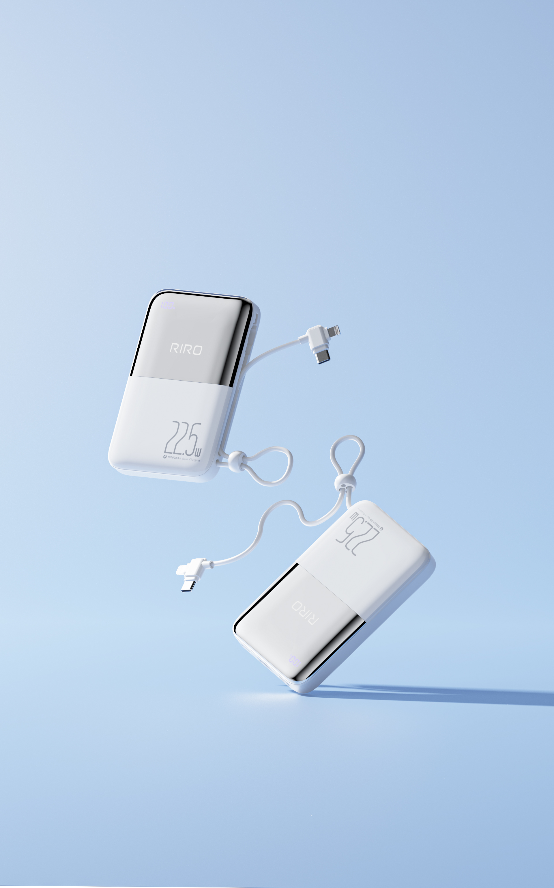 Original works，three-dimensional，electronic product，Bluetooth headset，portable battery，packing，Detail page，Product rendering，