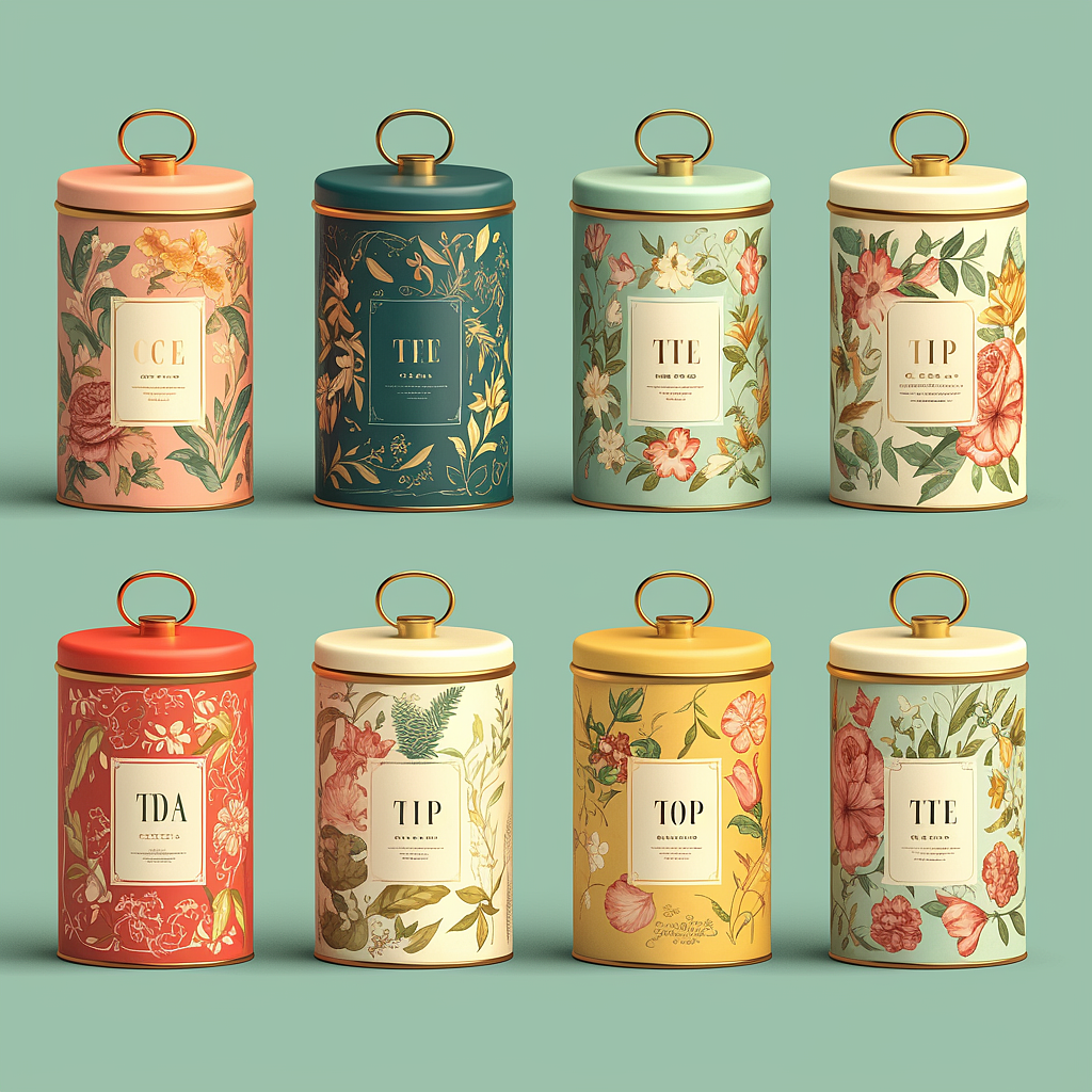 High-end gift box packaging design for scented tea herbal tea health care products，