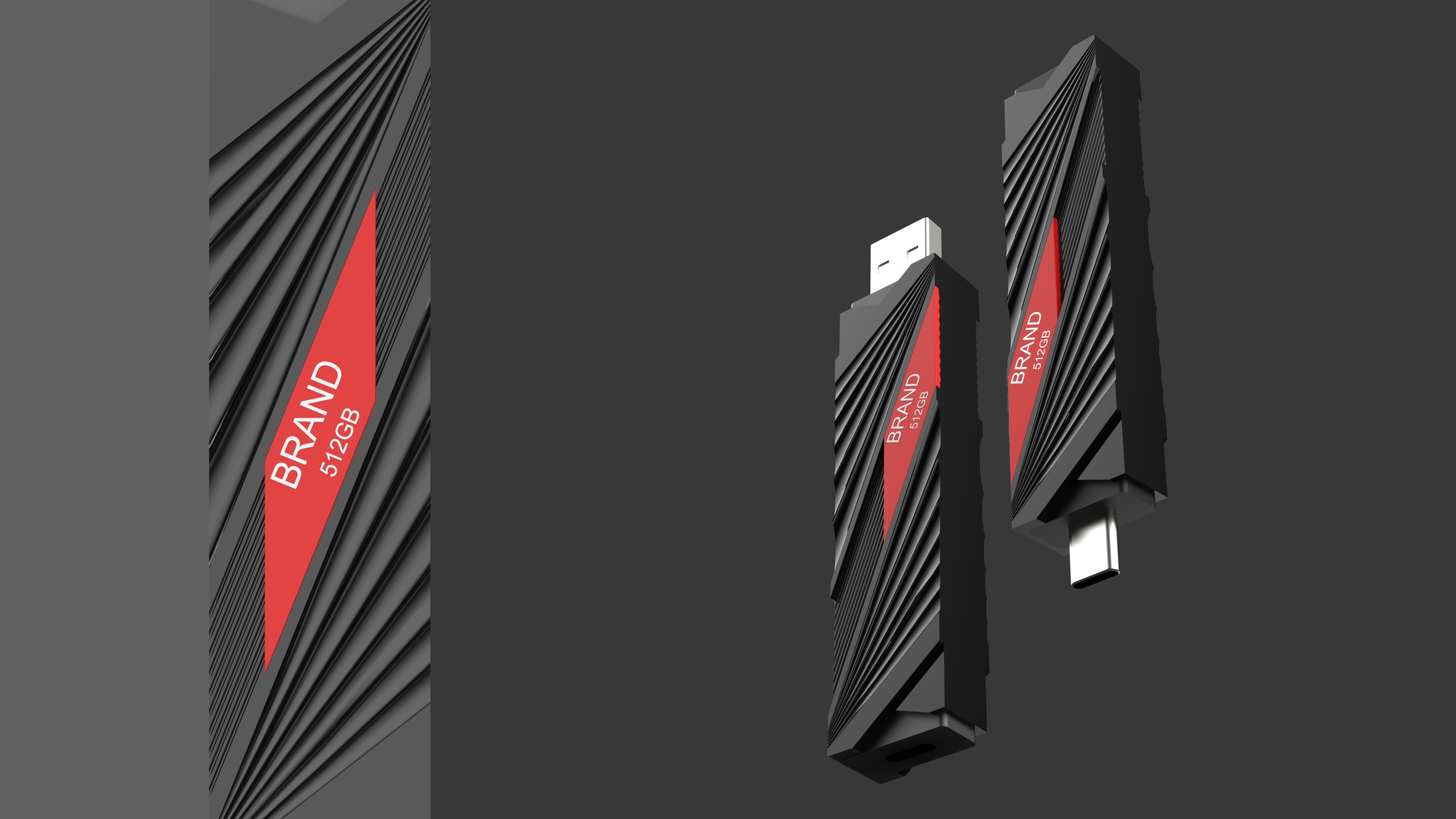 USB drive，dissipate heat，Metal，Consumer electronics，