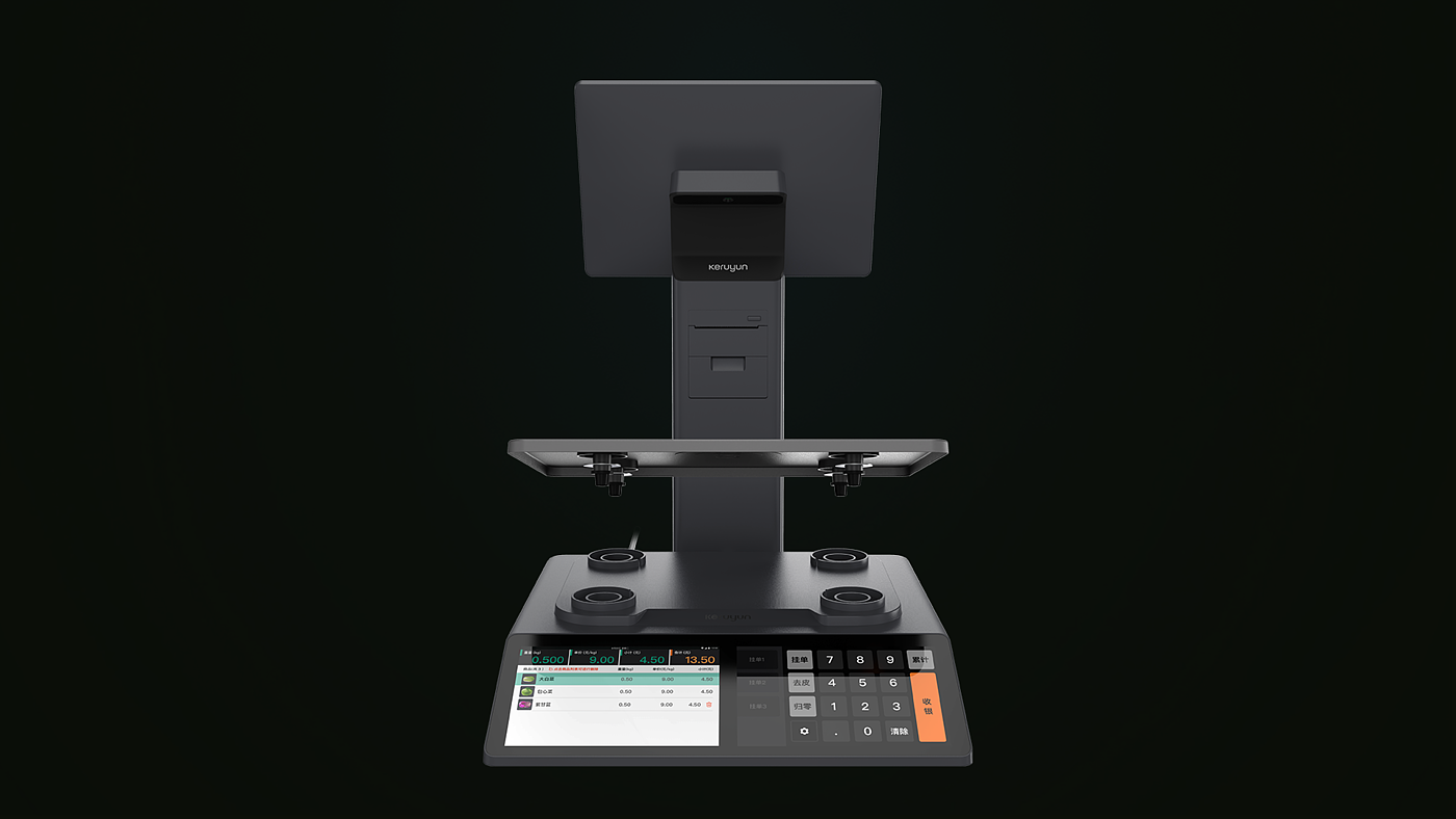 AI recognition，Intelligent cash register scale，Wisdom market，Multi-function integrated scale，