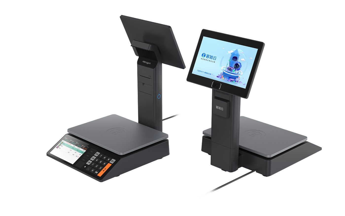 AI recognition，Intelligent cash register scale，Wisdom market，Multi-function integrated scale，