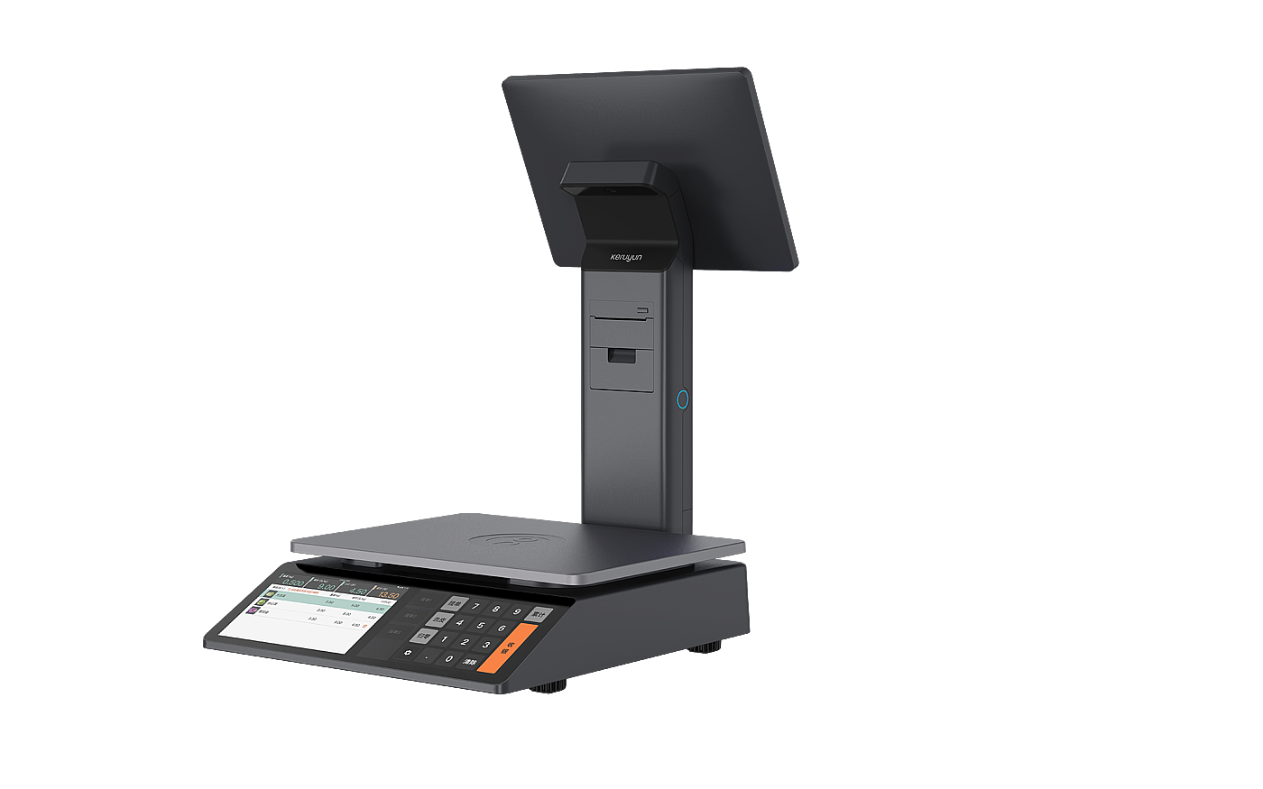 AI recognition，Intelligent cash register scale，Wisdom market，Multi-function integrated scale，