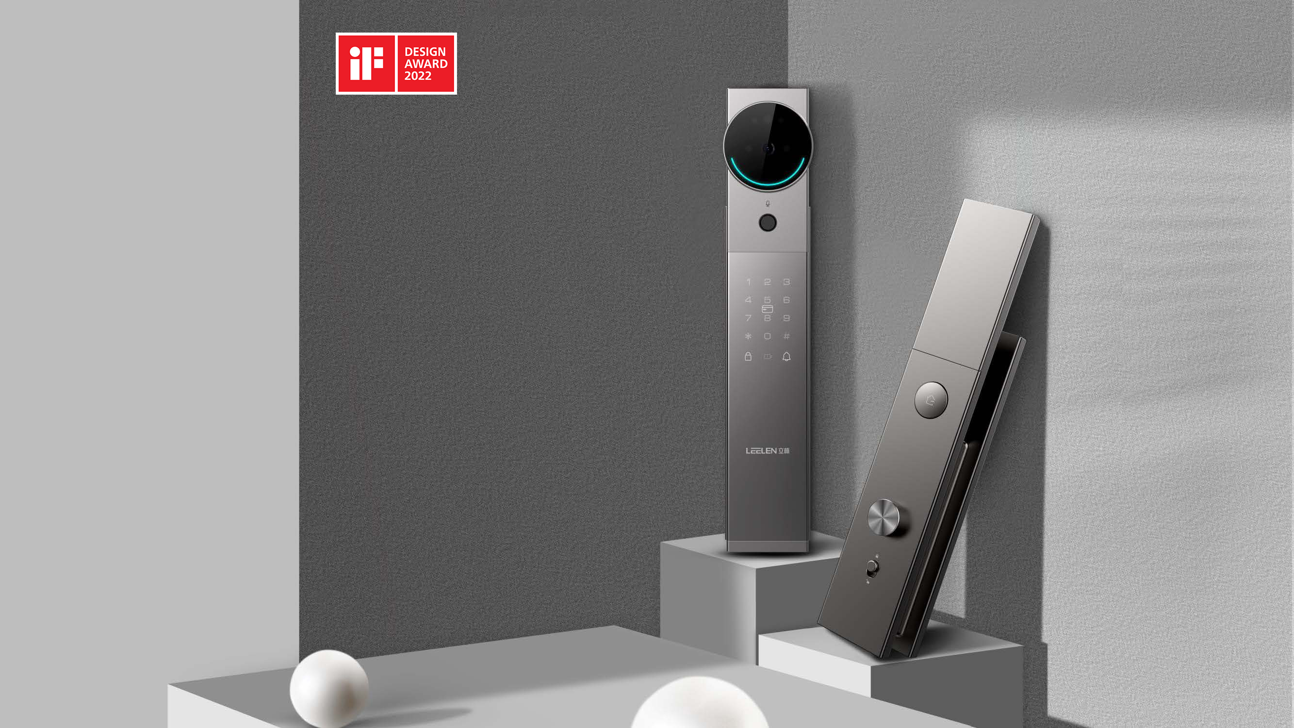 Intelligent lock，Smart home，AI intelligence，Emotional design，Smile light，