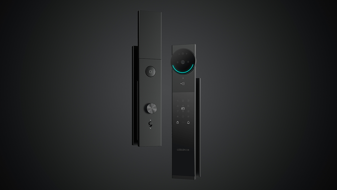 Intelligent lock，Smart home，AI intelligence，Emotional design，Smile light，