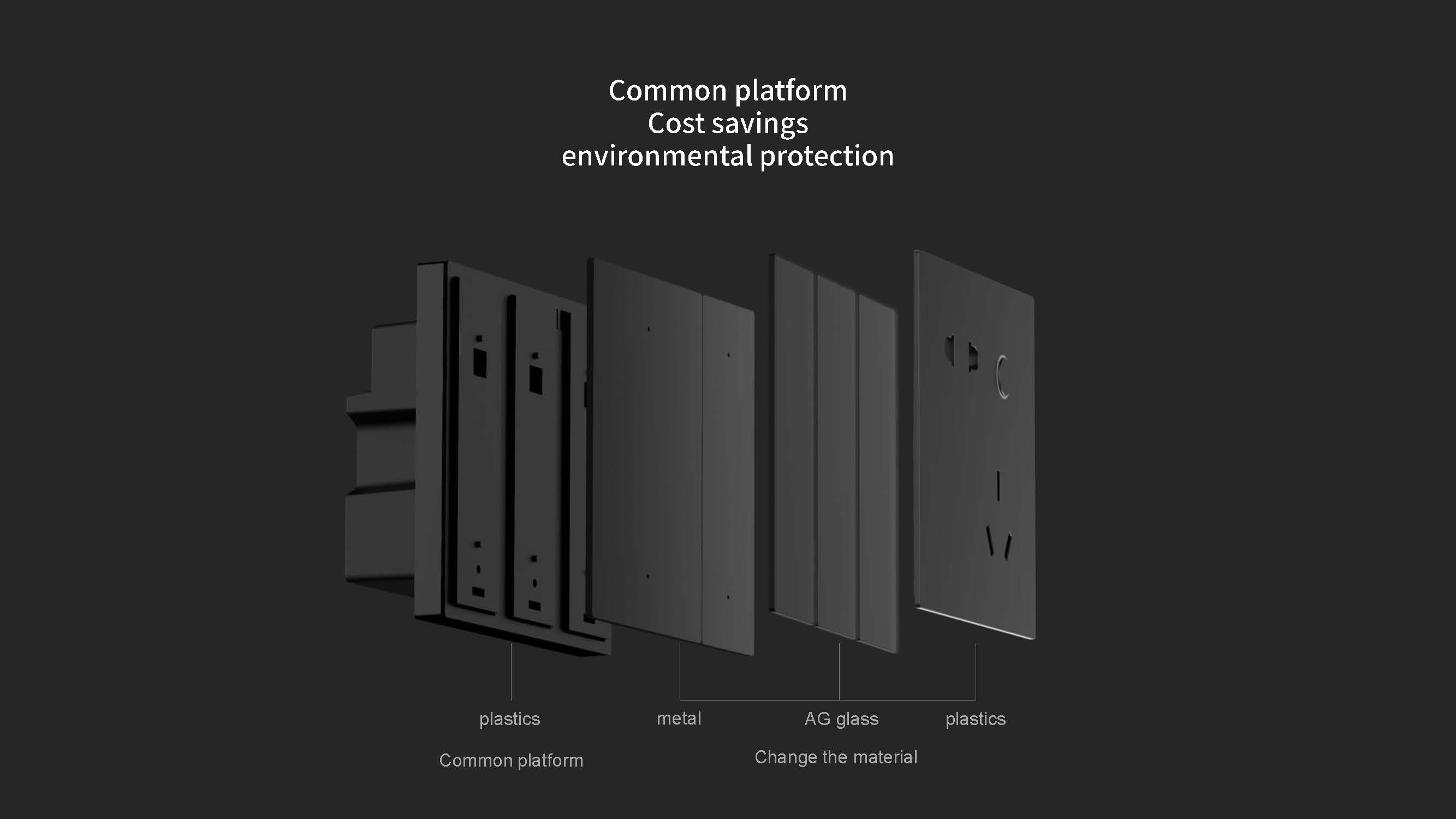 Smart panel，Smart home，Switch panel，Family design，