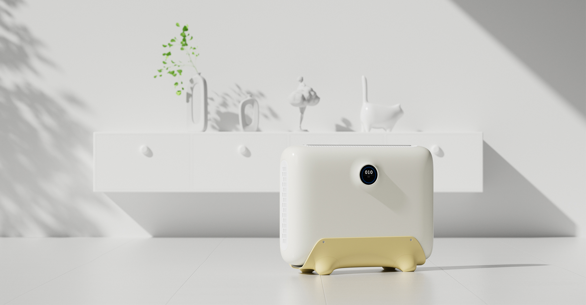 Air purifier design，air cleaner，Purifier design，Industrial product design，Product appearance design，Industrial design company，Product design company，Whale Jubilee Design，