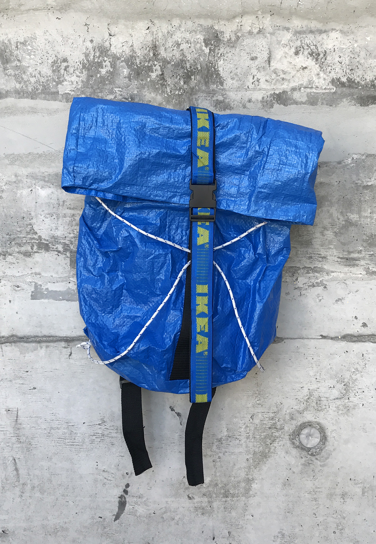 Freight Backpack，knapsack，blue，Plastic，IKEA，fashion，