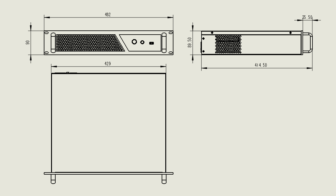 Standard chassis，U box，sheet metal，Structural design，product design，industrial design，cabinet，computer，