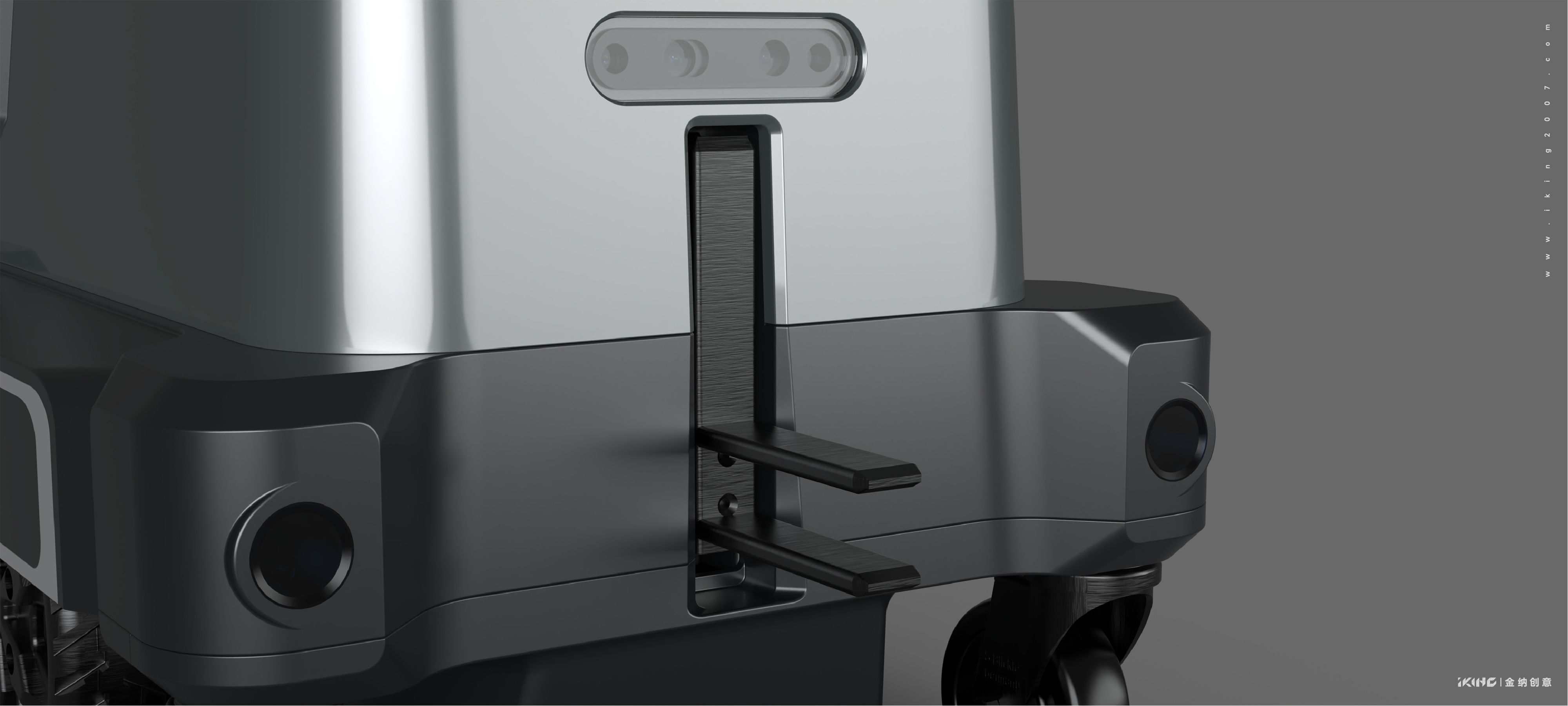 Robot product design，Patrol robot，Kinner creative，Changzhou Jinna Industrial Design，Industrial design company，Product Appearance Company，Intelligent technology robot，Changzhou Jinna Industrial Product Design Co., Ltd.，