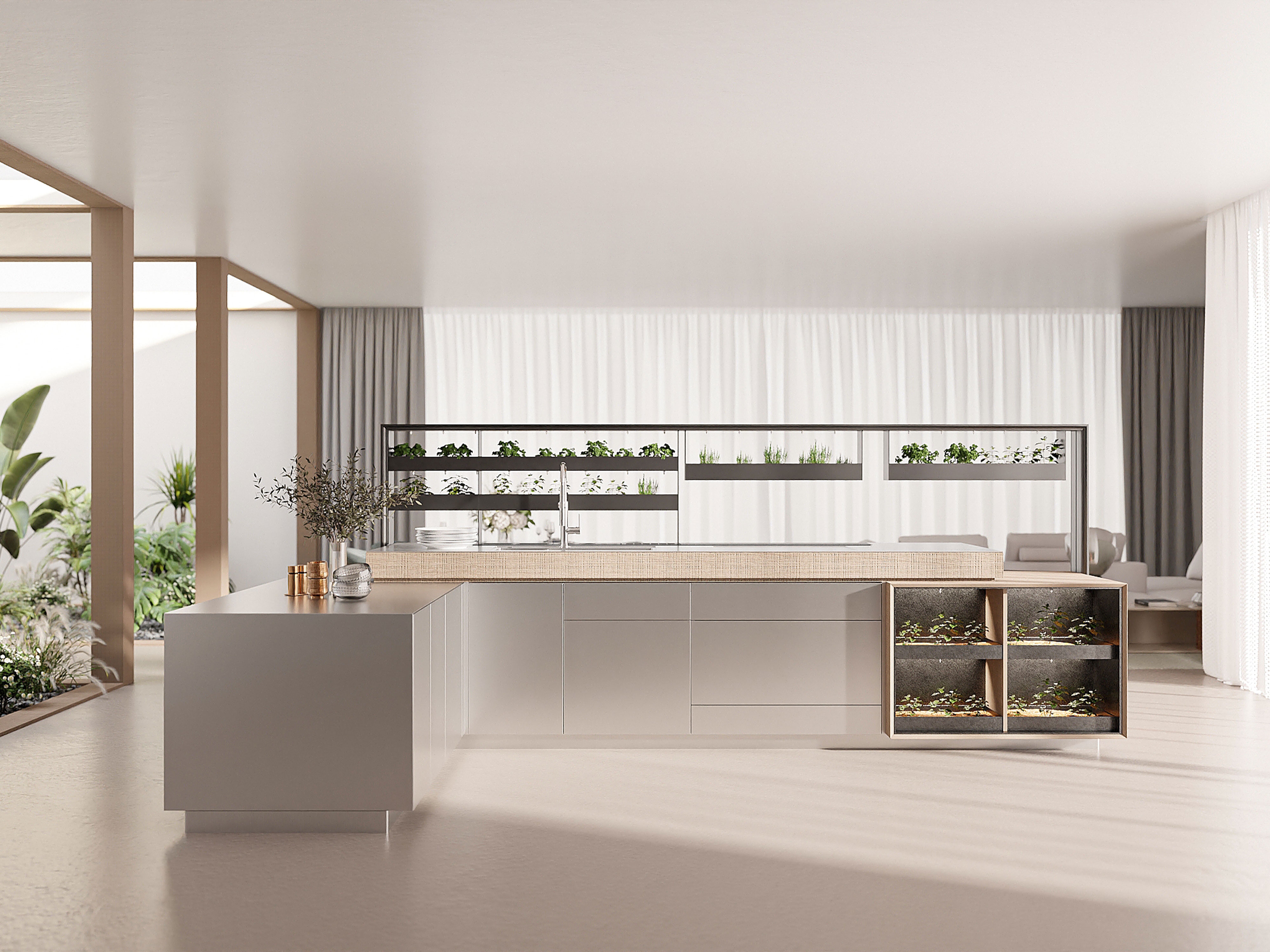 Germany IF Winning Case，European pie，Kitchen Island，Ecological kitchen island，IF Winning Case，