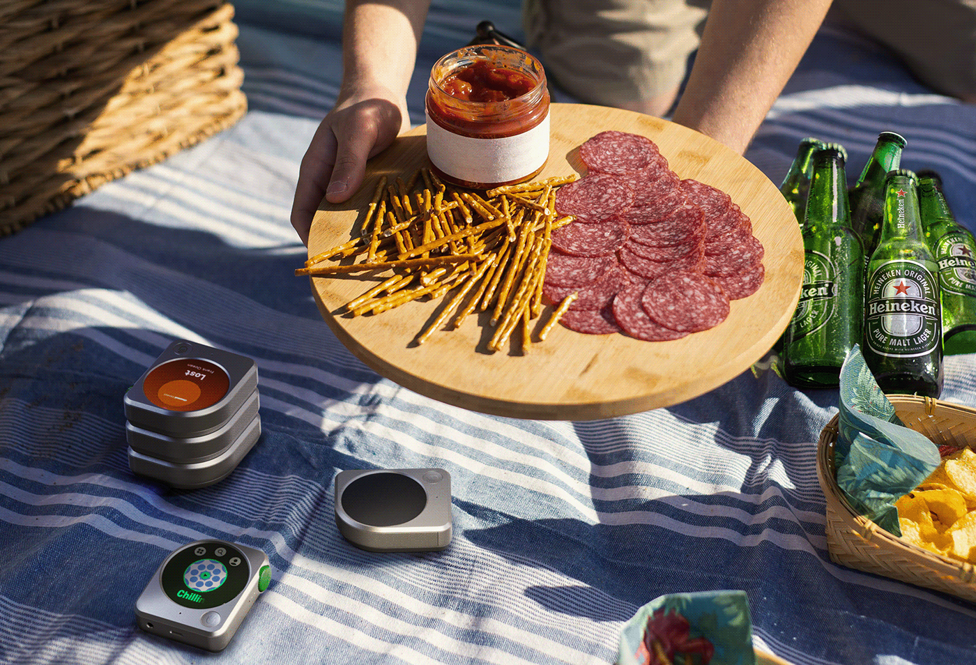 music player ，Heineken，Beer，product design，Outdoor entertainment，