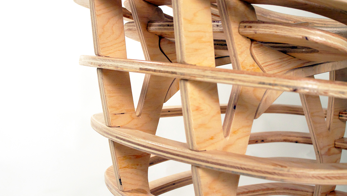 furniture design ，chair，Hollowed out，Sense of space，
