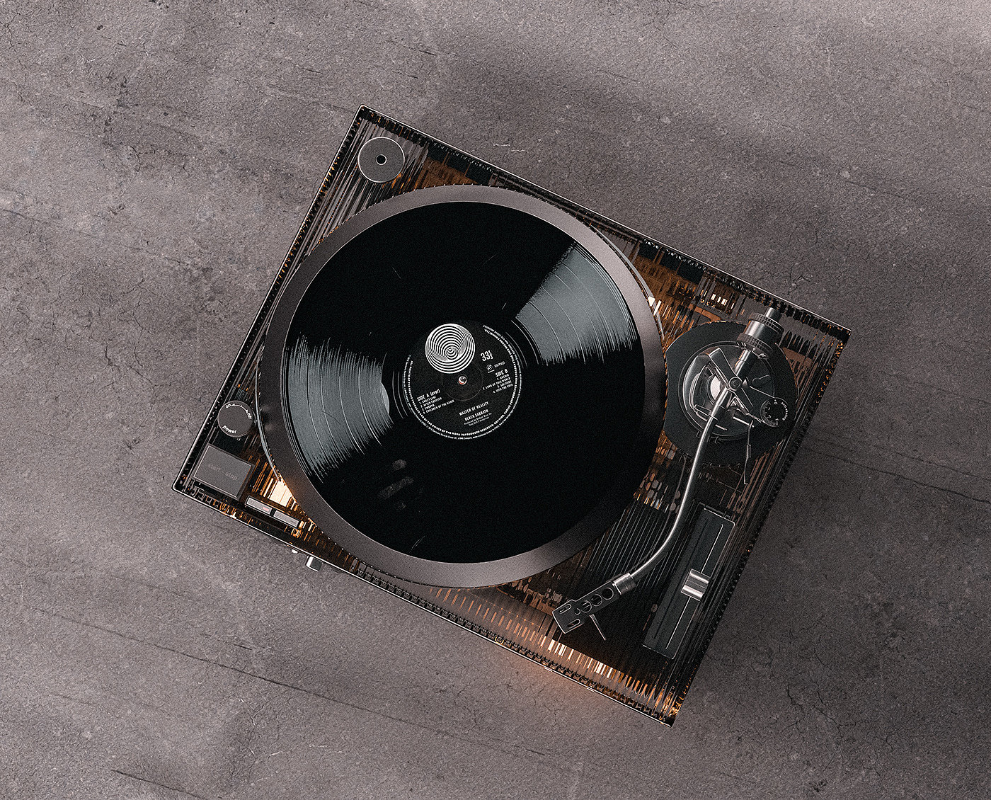 electronic product，Vinyl record player，originality，industrial design，