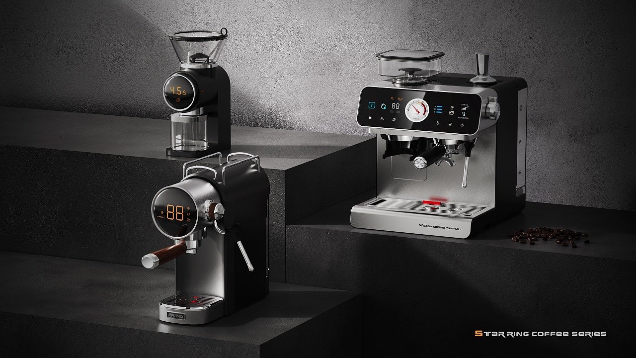 # Coffee machine# Retro and modern# Simple operation#，